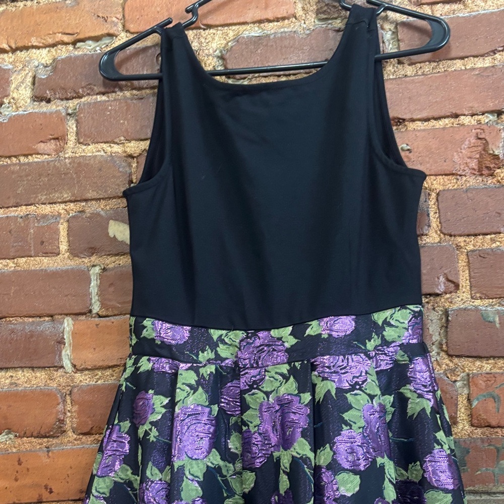 ModCloth Invitation Only Metallic Floral Maxi Dress Size Small Formal Wear - Picture 3 of 7